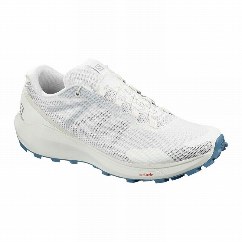 Salomon Israel SENSE RIDE 3 W - Womens Trail Running Shoes - White (MQSC-29378)